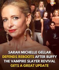 Sarah Michelle Gellar confirms they are developing a 'BUFFY THE VAMPIRE  SLAYER' sequel series. “We will only make this show if we know we can do it  right. And I will tell