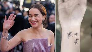 Emilia clarke is a british beauty who is loved, adored, and appreciated throughout the globe. Emilia Clarke 4 Tattoos And Meanings Creeto