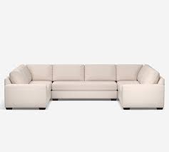 Meet the sectional sofas of your dreams at value city furniture—the perfect addition to your living room furniture. Big Sur Square Arm Upholstered U Shaped Sectional Pottery Barn
