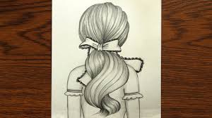 Draw boy j n easy draw boy hair trustbanksuriname com. How To Draw A Girl With Beautiful Hairstyle Easy Beautiful Girl Drawing Girl Drawing Youtube