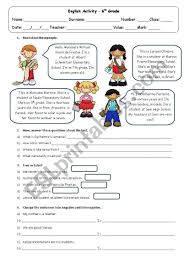 Introductions And Presentations Esl Worksheet By Clariceraimundo In 2020 2nd Grade Worksheets English Activities Esl Worksheets
