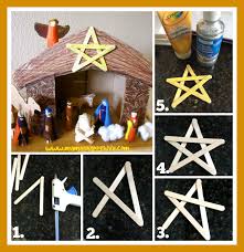 America's most shopped online christmas lights store! Cardboard Nativity Stable Tutorial Mama S Happy Hive