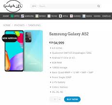 The first phone that will be launched on the k series is the oppo k1. Unannounced Samsung Galaxy A52 Appears In Online Store Again With Price And Ready To Ship Gsmarena Com News
