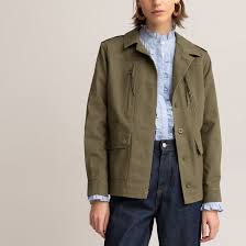 Envie d'acheter un produit veste militaire femme pas cher ? Veste Style Militaire Kaki La Redoute Collections La Redoute