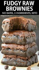 No Bake Keto Brownies Recipe Keto Recipes Easy Keto Dessert Recipes Raw Brownies
