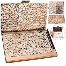 Trendy white marble makeup artist hair stylist desk business card holder. Buy Yobansa Stainless Steel Rose Gold Business Card Holder Credit Card Holder Name Card Holder Business Card Case For Men And Women Rose Gold 02 Online In Kuwait B074p3kptj
