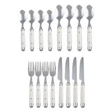 3 colors dinner table soup spoon silicone tablespoon long handle flatware. Flatware With Colored Handles Wayfair