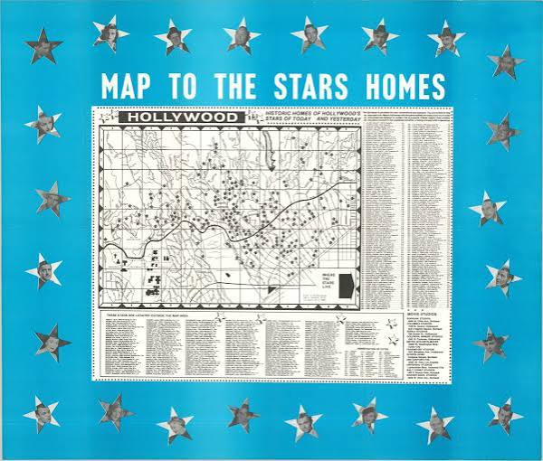 Map to the Stars Homes - Curtis Wright Maps