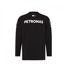 Mercedes Amg Petronas Motorsport 2018 Men S Team Long Sleeve T Shirt Black Black Shirt Long Sleeve Tshirt Men Long Sleeve