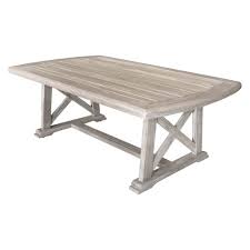 Teak Surf Side Outdoor Coffee Table Driftwood Gray Courtyard Casual Target