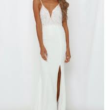 White Formal Dress Nwt