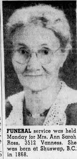 Anne Sarah Chase Ross (1869-1951)