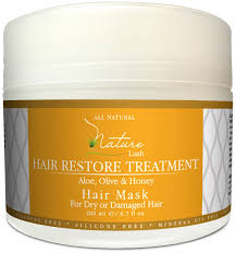 Depending on your hair's length and thickness you may need more or less of each mask. Nature Lush Hair Mask With Honey Aloe Vera Olive Oil Deep Conditioner Restore Dry Damaged Or Color Treated Hair After Shampoo For All Hair Types Parabens And Silicone Cones Free 6 7 Fl