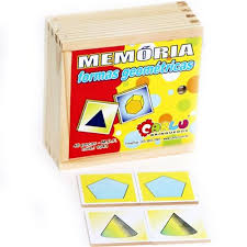 Cada aluno confeccionou seu jogo da memória, pintando as figuras e recortando as peças. Jogo Da Memoria 40 Pcs Formas Geometricas 1041 Carlu Memoria Extra 1176740