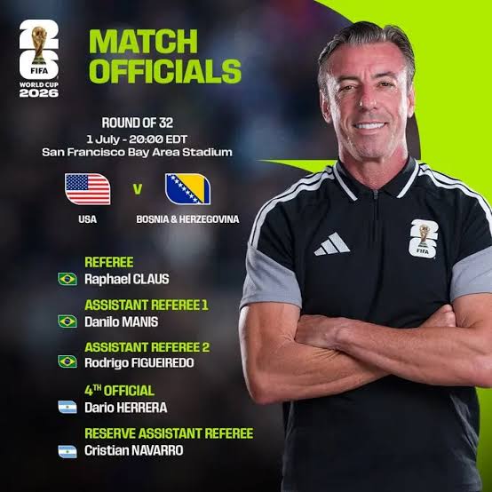&Aacute;rbitro brasileiro apitar&aacute; duelo entre Estados Unidos e B&oacute;snia pela Copa do Mundo - Gazeta Esportiva
