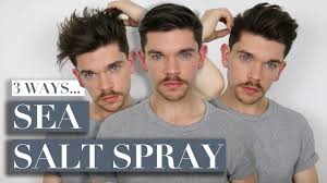3 Ways To Use Sea Salt Spray Men S Hair Sea Salt Spray Salt Spray Salt Hair