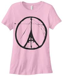 Click To Buy Womens Peace And Strength For Paris T Shirt