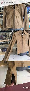 Woman S Plein Sud Jeans Tan Leather Jacket S Perfect Size Isn T On There But It S A Small Plein Sud J Tan Leather Jackets Leather Jacket Tan Leather