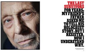 One of the most inspiring stories I have even photographed, came out  yesterday at @nytmag and definitely the best-written one, written by the  brilliant @taffyakner The Holocaust Story I Said I Wouldn't