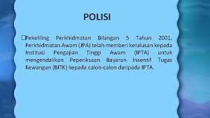 Bayaran insentif pedalaman berdasarkan pekeliling perkhidmatan bilangan 5 tahun 2000 atau elaun khas mengikut lokasi dan tahap kesusahan berdasarkan pekeliling perkhidmatan kpm bilangan 1 tahun 2016 (sekiranya berkhidmat di sekolah pedalaman) Persediaan Menghadapi Peperiksaan Bayaran Insentif Tugas Kewangan Bitk