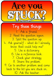 Are You Stuck A Poster To Encourage Children To Become More Resilient And Independent Requ Education Poster Teacher Support Classroom Management Strategies