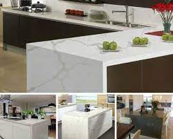Quartz is an engineered stone that is made from roughly 90 percent ground quartz and about 10 percent polyresin. Fall For Waterfall Quartz Countertops 4 Irresistible Islands