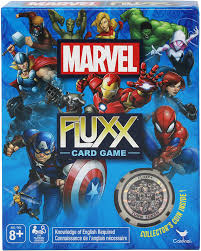 Like the main fluxx game, firefly fluxx is a game that starts out simple but can quickly become full of crazy and constantly shifting rules. Amazon Com Marvel Fluxx Card Game With Collector S Coin Toys Games