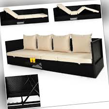 Eine garten lounge liege ist das perfekte zubehör, um eine garten lounge zu erweitern. Poly Rattan Sonnenliege Gartenliege Garten Sofa Lounge Liege Couch Gartenmobel Forlife24 Com