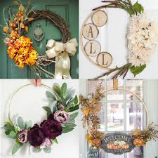 Do you need a simple fall wreath that is easy to make but also will still bring beauty to your home? 12 Diy Fall Wreaths Weekend Craft