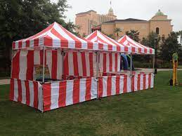 Impact canopy 10x10 carnival kit create a colorful, sturdy shelter from the elements with an impact canopy carnival tent. Impact Canopy 8 X 8 Pop Up Canopy Tent Carnival Tent Kit With Powder Coated Steel Frame Sidewall And Half Walls Red White Stripe Buy Online At Best Price In Uae Amazon Ae
