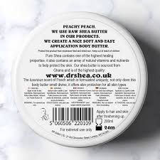 Why you should use body butter instead of lotion? Peach Body Butter 200ml By Dr Shea Dr Shea Body Butter