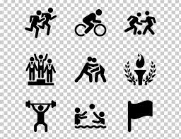 45 olympic logos and symbols from 1924 to 2022. Olympic Games Computer Icons Sport Athlete Png Clipart Area Auto Racing Black Black And White Brand