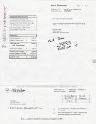 T Mobile Utility Cellular Carrier Provider Verizon Straighttalk Sprint At T Metropcs Proof Of Address Bill Statement Statement Utilities Messages