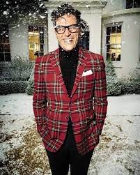 Marchese84 Cool Outfits Red Plaid Black Turtleneck