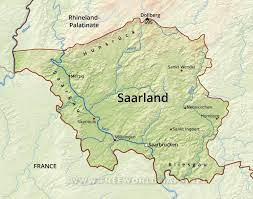 The vector stencils library georgia contains contours for conceptdraw diagram. Saarland Physical Map