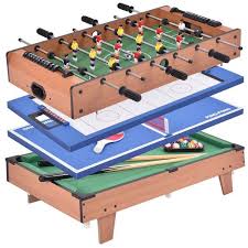 4 In 1 Multi Game Hockey Tennis Football Pool Table Multi Game Table Foosball Table Table Games