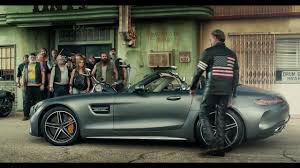 Super Bowl 2017 Mercedes Amg Gt C Roadster Born To Be Wild Mercedes Amg Roadster Mercedes