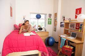 This cushioned chair from latitude run is great for giving your living room, bedroom, or college dorm room a comfy seating arrangement. How To Create A Dorm Room Layout College Fashion