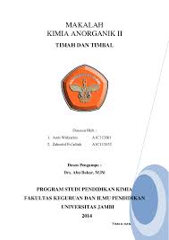 Bijih timah amat diperlukan oleh pengusaha gendang gangsa pada masa itu kerana ia digunakan sebagai campuran logam selain daripada plumbum dan zink dalam menghasilkan produk gangsa. Pdf Makalah Kimia Anorganik Ii Soni Afriansyah Academia Edu