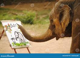 Elephant art stock image. Image of animal, chiang, asiatic - 23145779