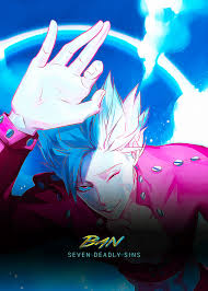 Seven Deadly Sins Ban Poster Print By Animyart Displate In 2021 Seven Deadly Sins Anime Anime Seven Deadly Sins