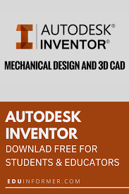 Autodesk Inventor Download Free For Students With 3 Year License In 2020 Autodesk Inventor Education Student