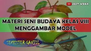 Proses menggambar model memerlukan pengamatan yang baik pada objek yang digambar. Materi Seni Budaya Kelas 8 Menggambar Model Youtube