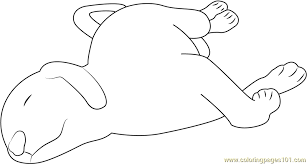 There are simple dog outlines for preschool kids to color in, adorably cute cartoon style dogs with personality, and gorgeously detailed designs for big kids and adults. Dog Puppy Sleeping Coloring Page For Kids Free Dog Printable Coloring Pages Online For Kids Coloringpages101 Com Coloring Pages For Kids