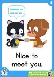 Hello What S Your Name Introductions And Greetings Printable Flashcards Nice To Mee Learning English For Kids English Lessons For Kids Flashcards For Kids