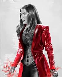 The owner is the sweetest person ever and wrote the cutest little note. Scarlet Witch Tony Santiago Art