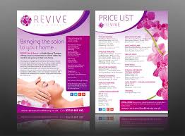 Health Beauty Spa Salon Leaflet Design Creative Hotel Kendal Windermere Harrogate North East Bath Mobile Beauty Therapist Beauty Therapist Leaflet Design