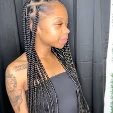 Large Knotless Braids W Curly Ends Added November Dates Available Book Now Black Girl Braided Hairstyles Hair Braid Videos Braided Hairstyles Easy The braiding process starts with the person's natural.