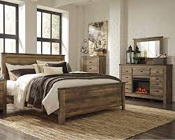 Ashley Trinell Queen With Fireplace Rent To Own Bedroom Sets A Rentals
