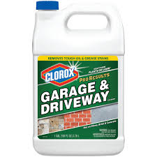 Using a power washer is an excellent and effective way to clean your concrete driveway and remove stains. Clorox Pro Results Garage Driveway Cleaner 128 Oz Bottle Household Cleaner Walmart Com Walmart Com